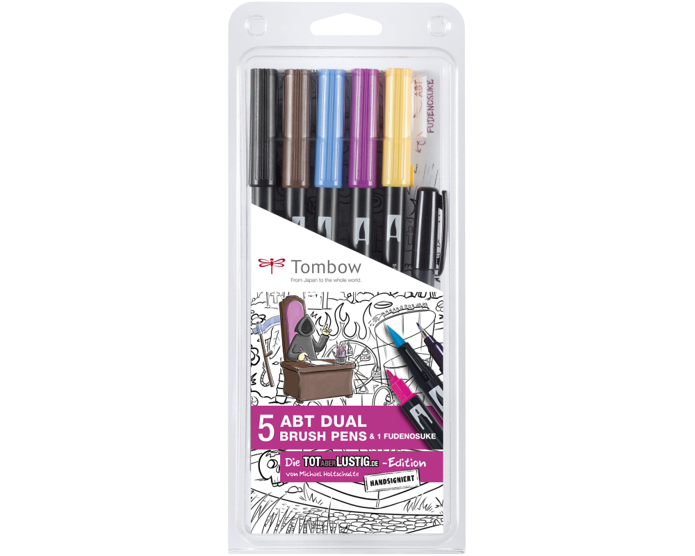 TOMBOW ABT Set Totaberlustig.de Ltd. ABT-5P-MH Editon, 5xABT + 1xFudenosuke