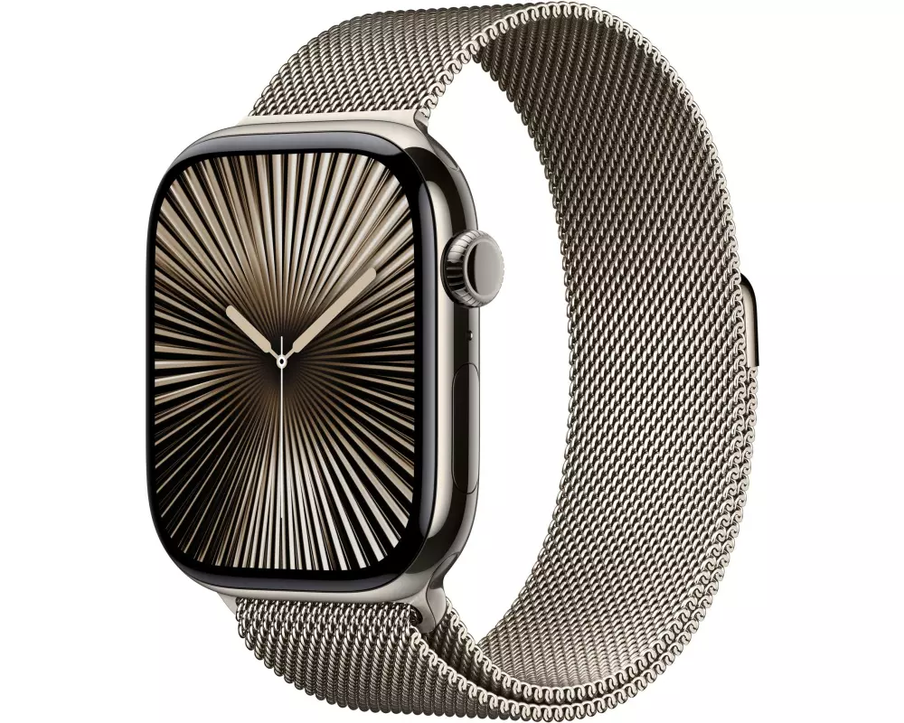 Apple Watch Series 10 46 mm LTE Natural Titanium Loop Milanese S/M