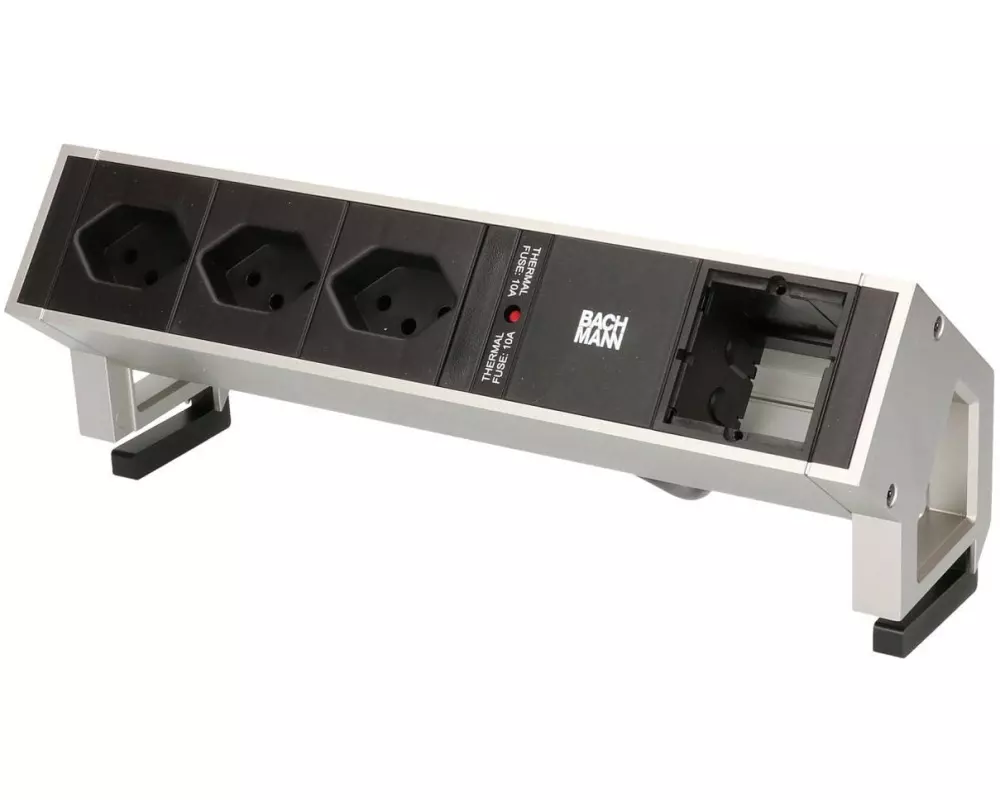 Bachmann Tischsteckdosenleiste DESK 2 3x T13, 1x ABD