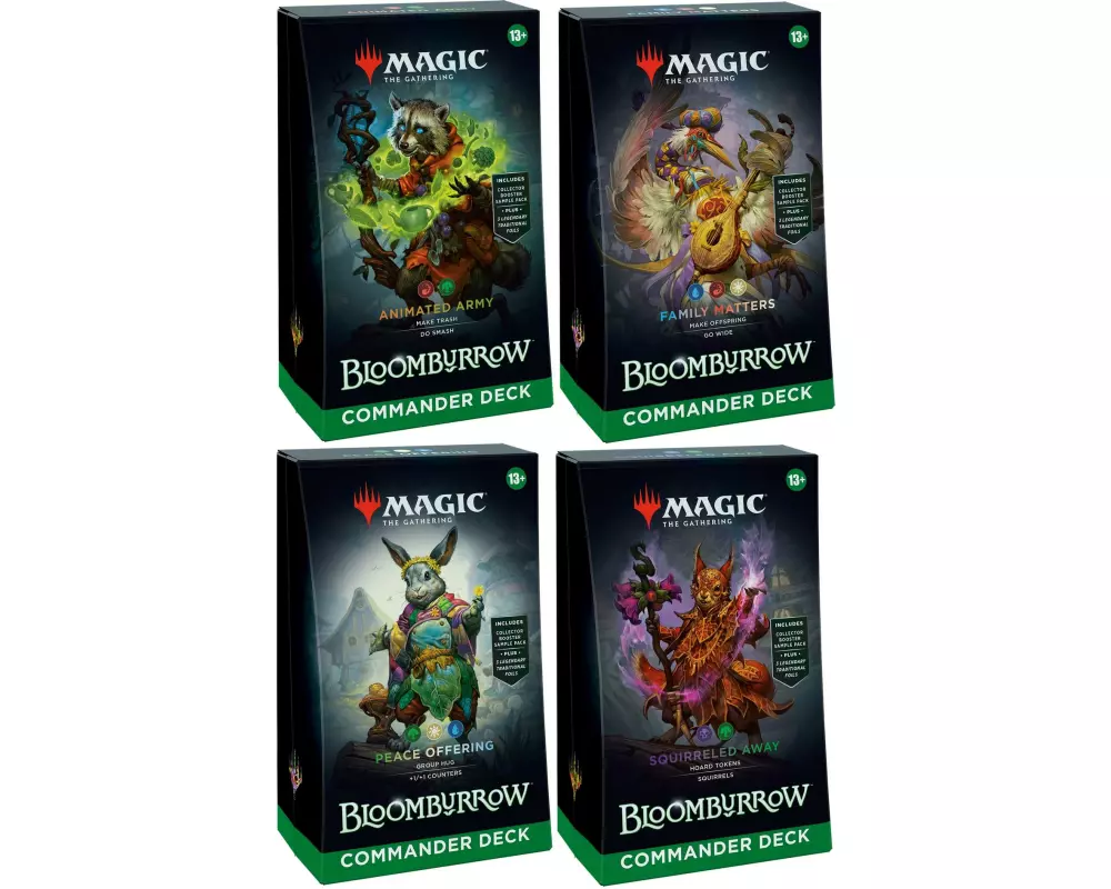 Magic: The Gathering Bloomburrow: Commander-Decks Display -EN-