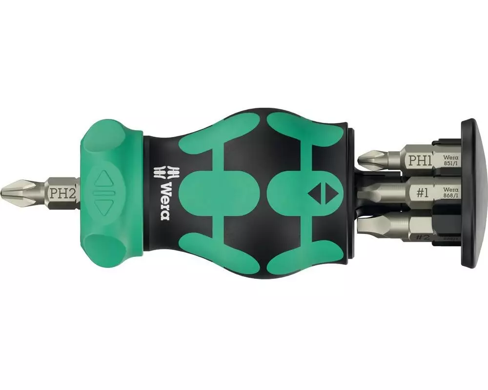 Wera Kraftform Kompakt Stubby Magazin RA 4, 6-teilig