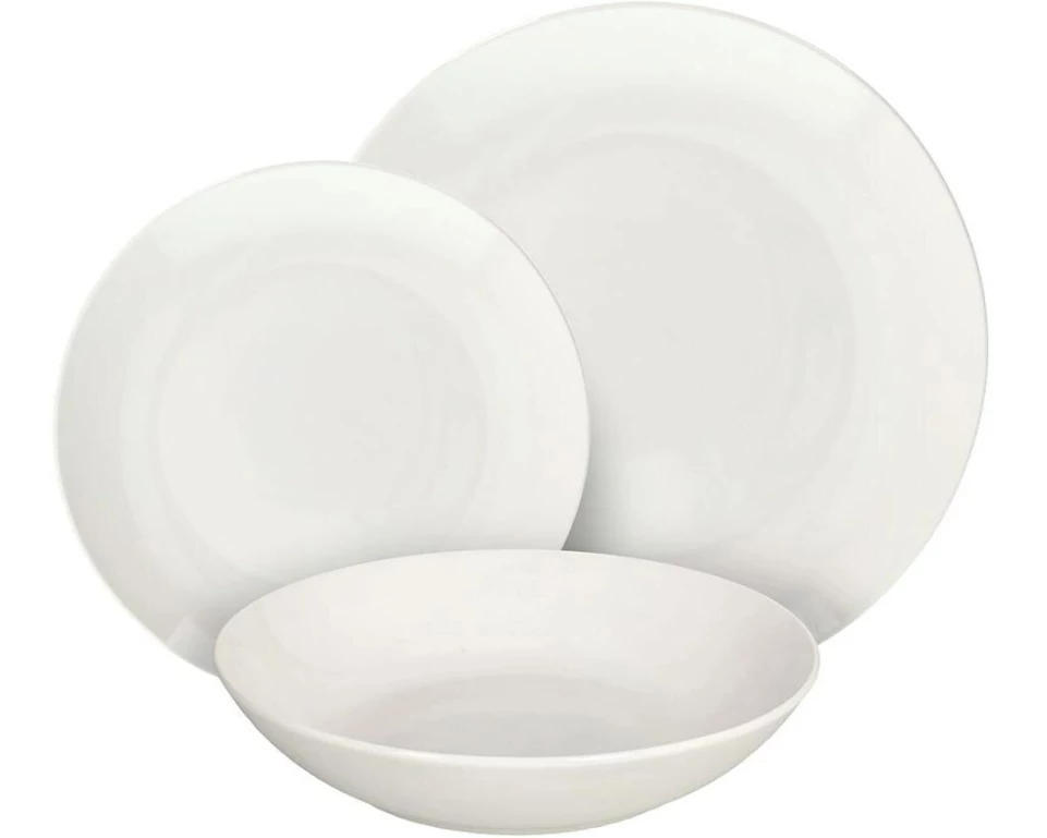 Tognana Speise-Service Bianco 18-teilig, Weiss
