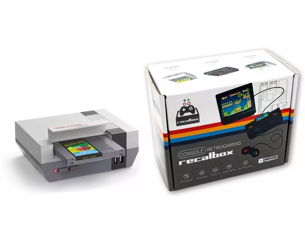 HutoPi Gaming Kit Raspberry Pi 4, 4 GB Retrogaming NES Set
