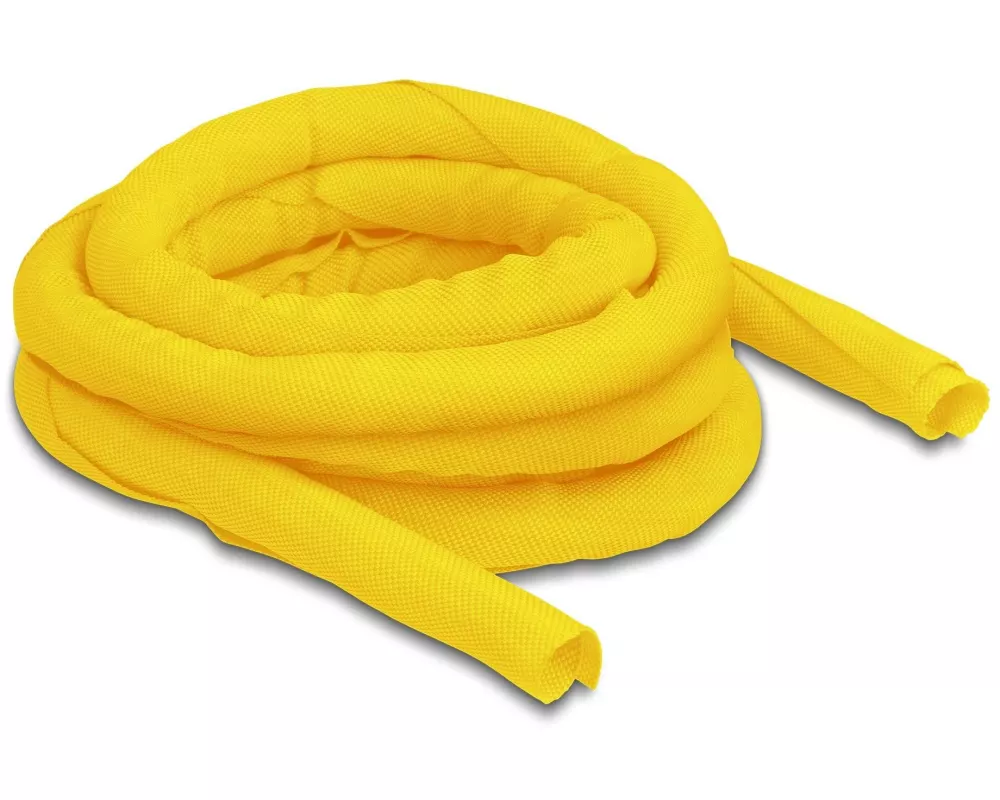 Delock Kabelschlauch selbstschliessend 5 m x 16 mm Gelb