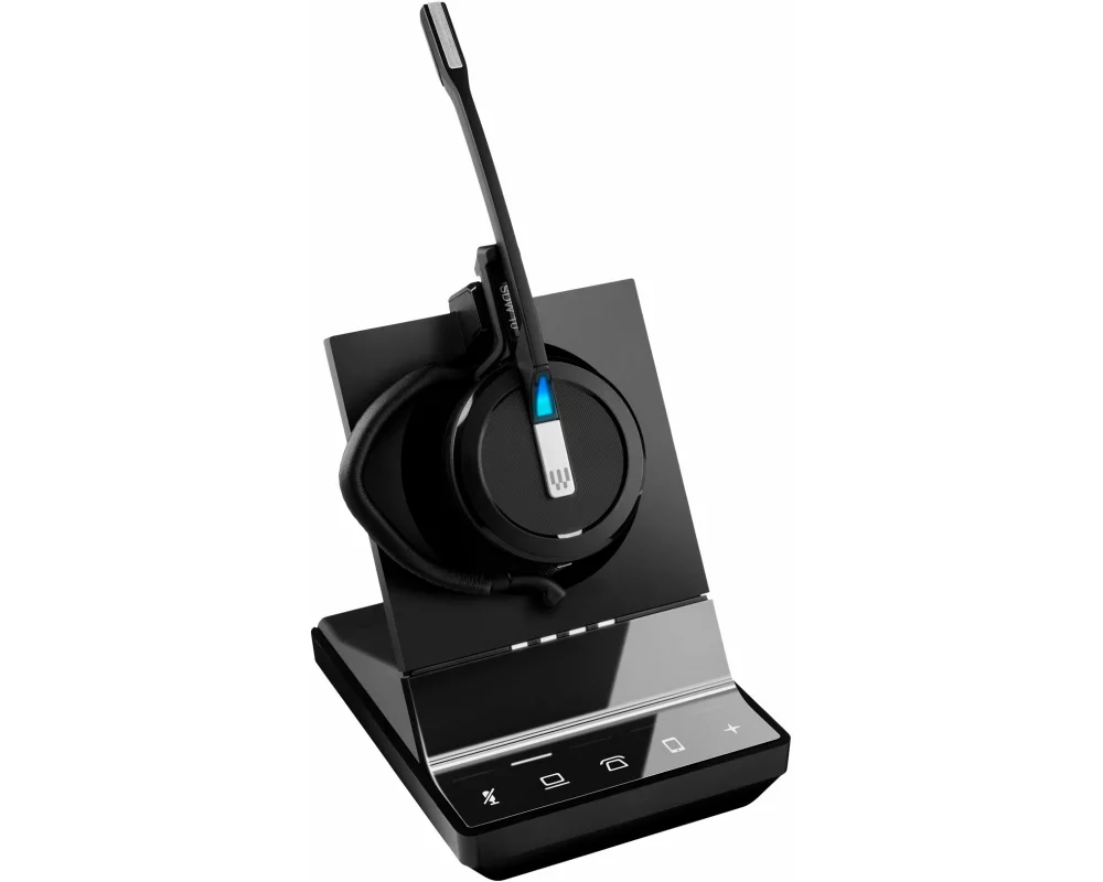 EPOS IMPACT SDW 5015 EU/UK/AUS Wireless DECT Office Headset, with base station for phone, and PC