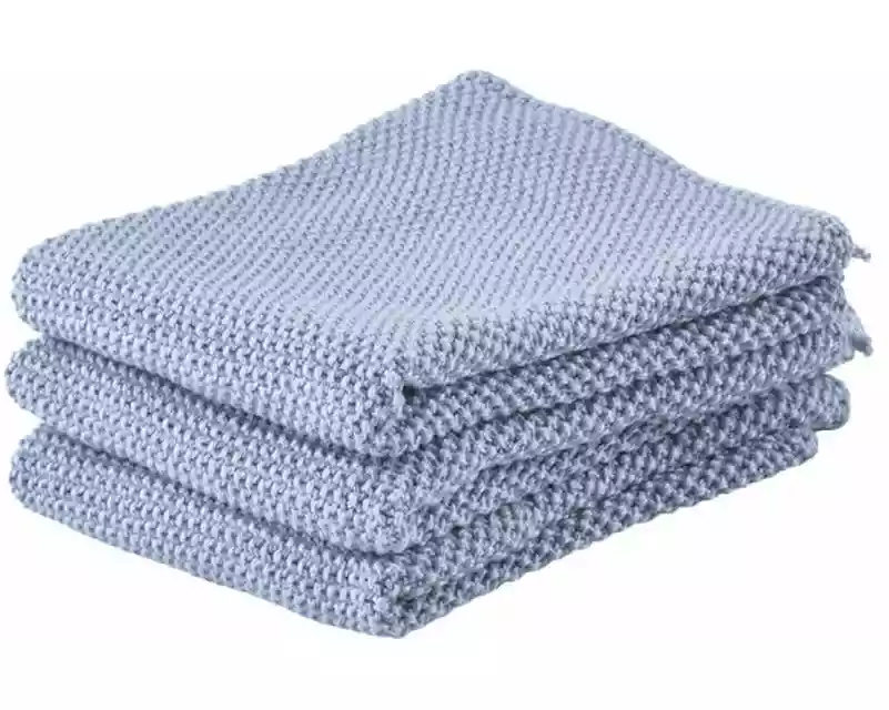 Zone Denmark Abwaschlappen 3er Set, Blau, 27 x 27 cm