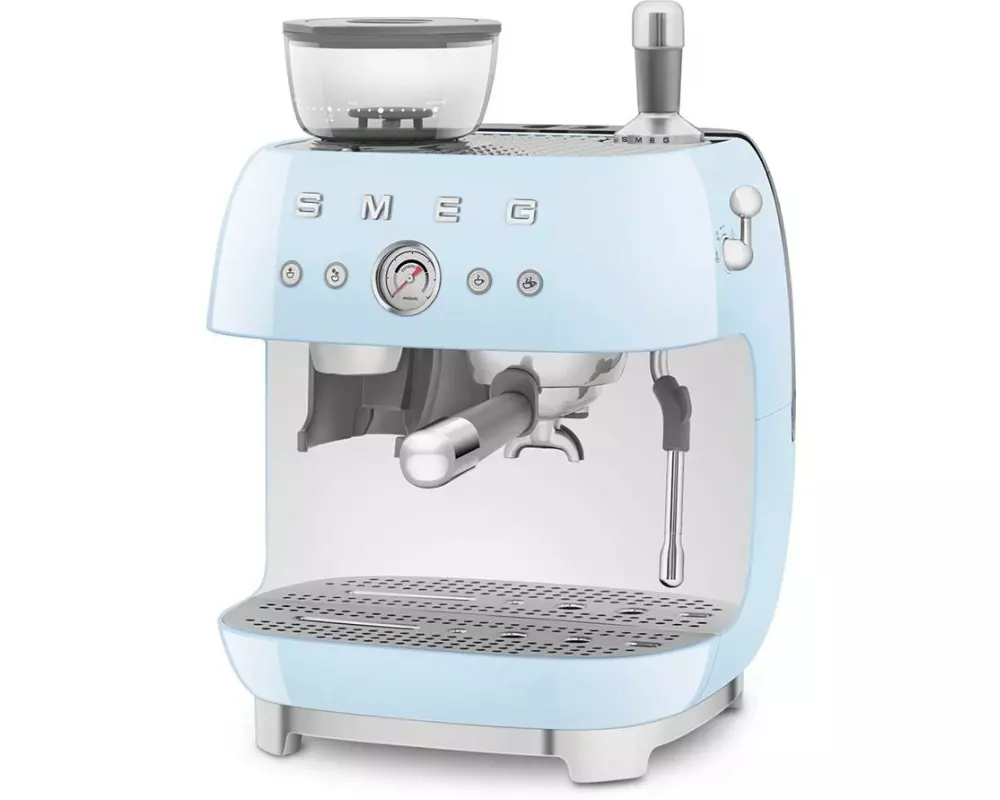 SMEG Siebträgermaschine 50's Style EGF03PBEU Blau