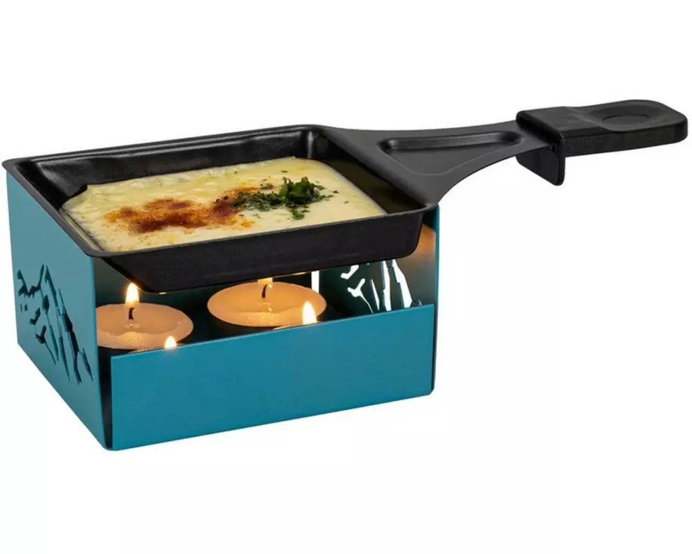 Nouvel Teelicht-Raclette Grün/Blau
