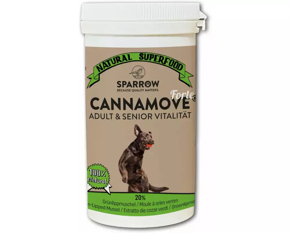 Sparrow Hunde-Nahrungsergänzung CannaMove Forte 450 g