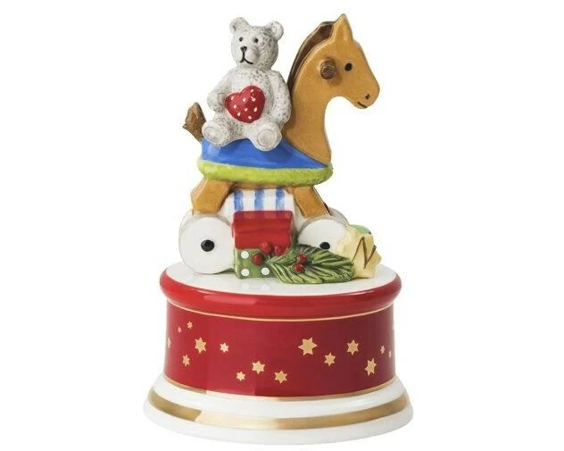 Hutschenreuther Weihnachtslieder Spieluhr 2026, Porzellan, 8.9 x 11 cm