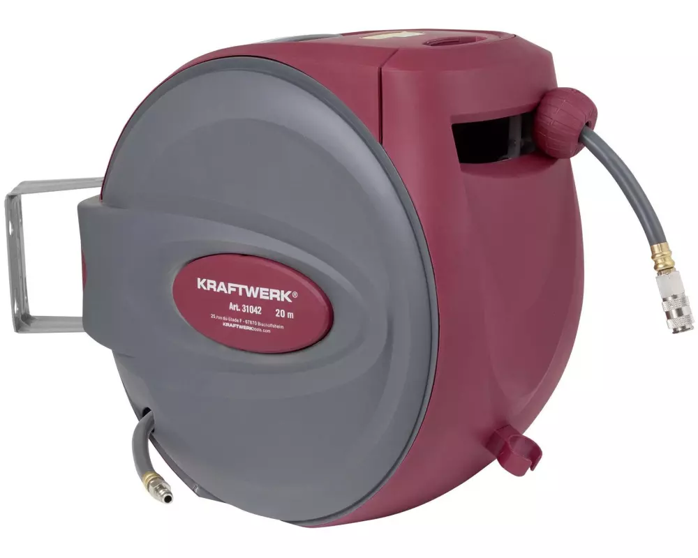 Kraftwerk Druckluft-Schlauchaufroller 20m