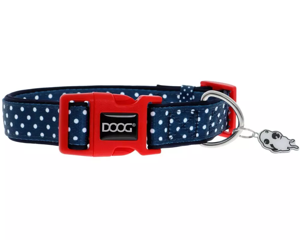 Doog Halsband Stella XS Navy / Polka Dots
