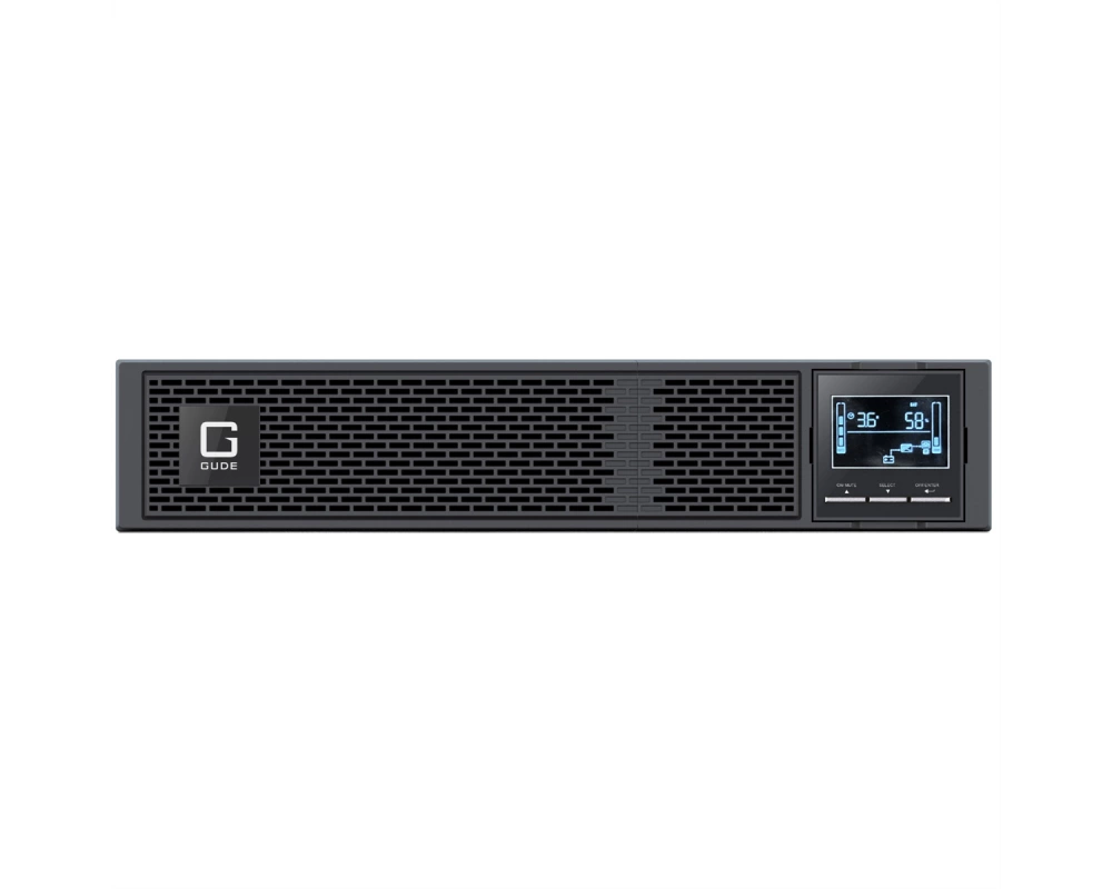 GUDE EPB 8810-2 USV 2000VA UPS Backup Tower/RM, schwarz
