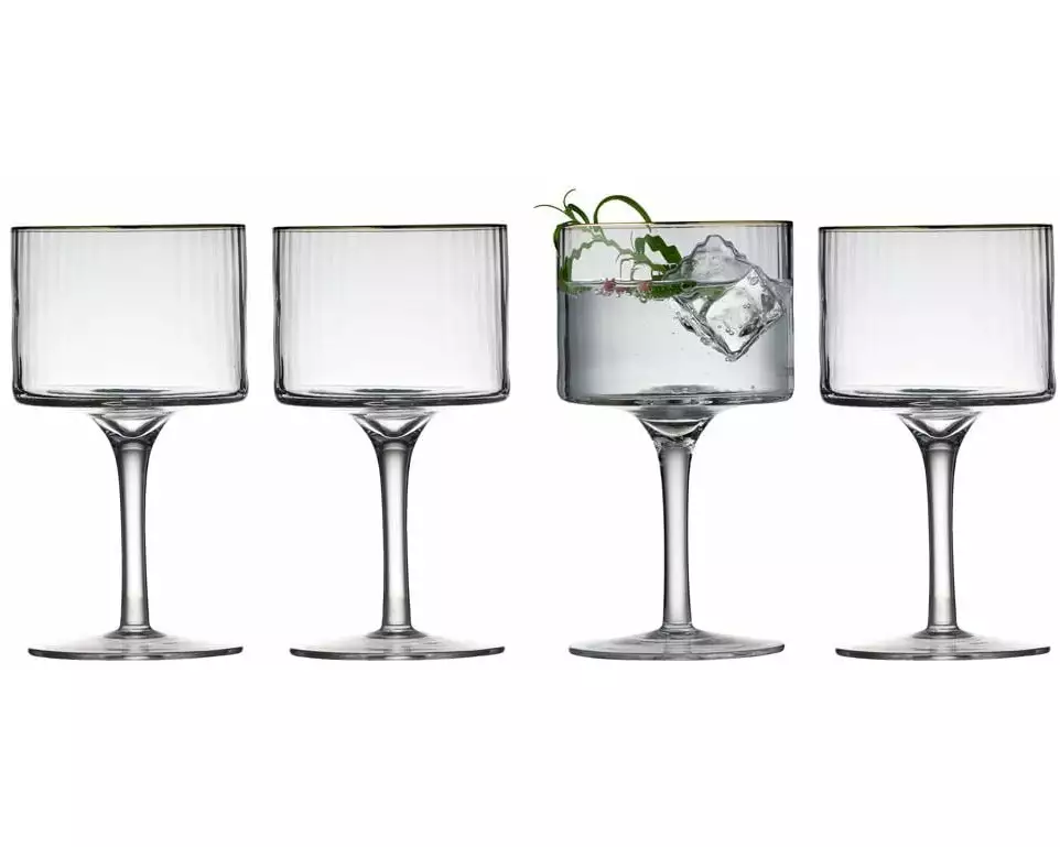 Lyngby Gin Glas Palermo Gold 4 Stück, 45 cl