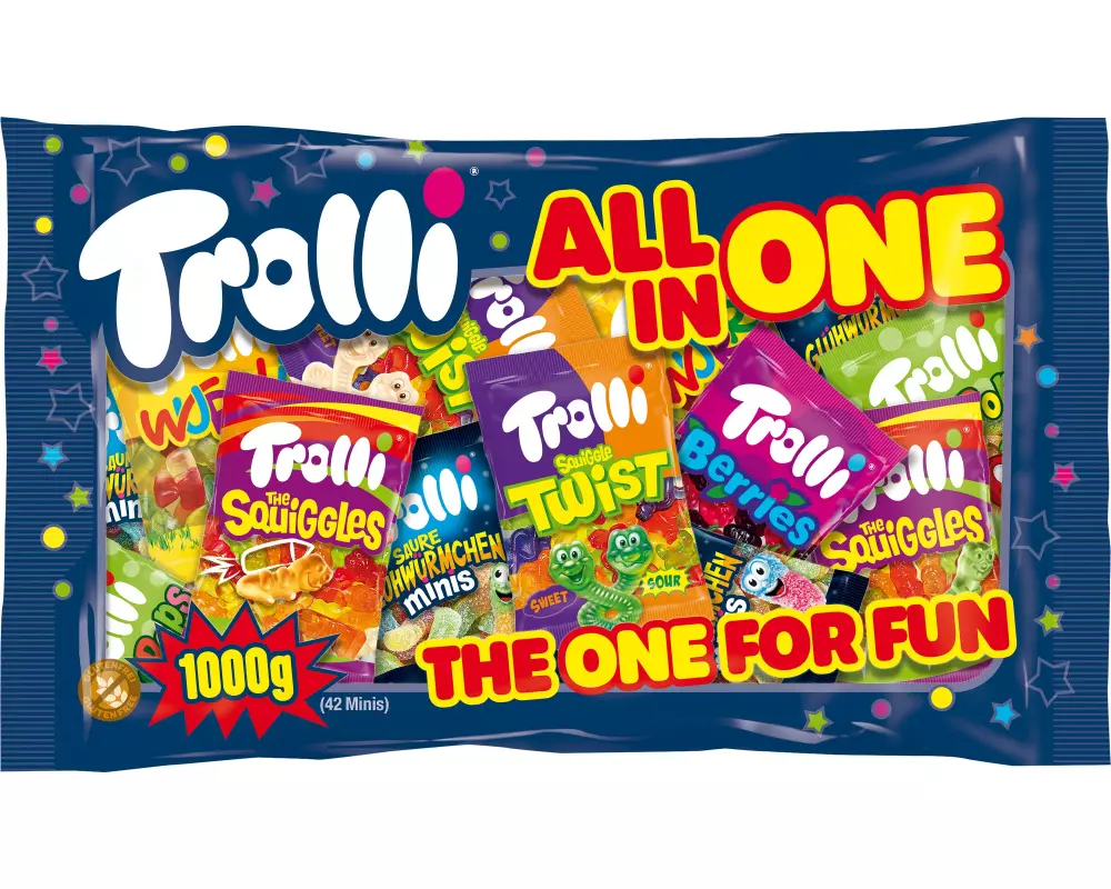 Trolli Gummibonbons All in One 50 x 20 g