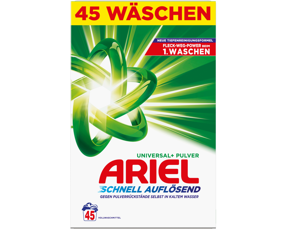 ARIEL Pulverwaschmittel 972018 Regulär 2.475kg