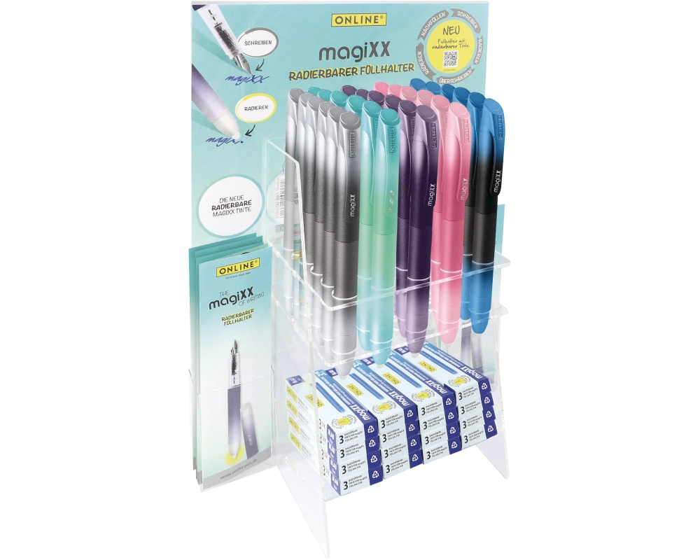 ONLINE Display Füllhalter MagiXX M 55105/3D ass., inkl. Tinte 46 Stück