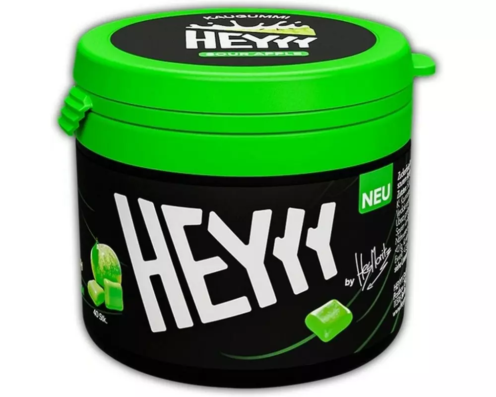 HeyyyGum Kaugummi Gum Sour Apple 68 g