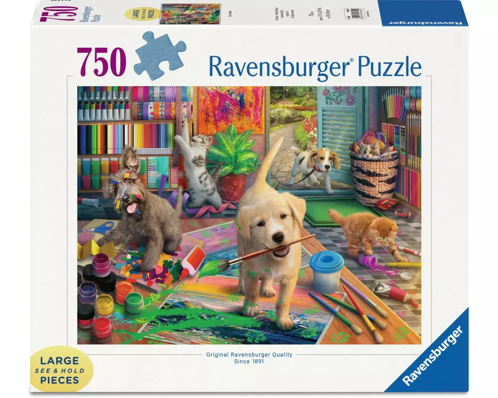 Ravensburger Puzzle Tierische Künstler 750 Teile