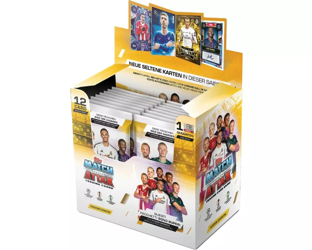 Topps Match Attax UEFA Champions League Booster Display 2025/26