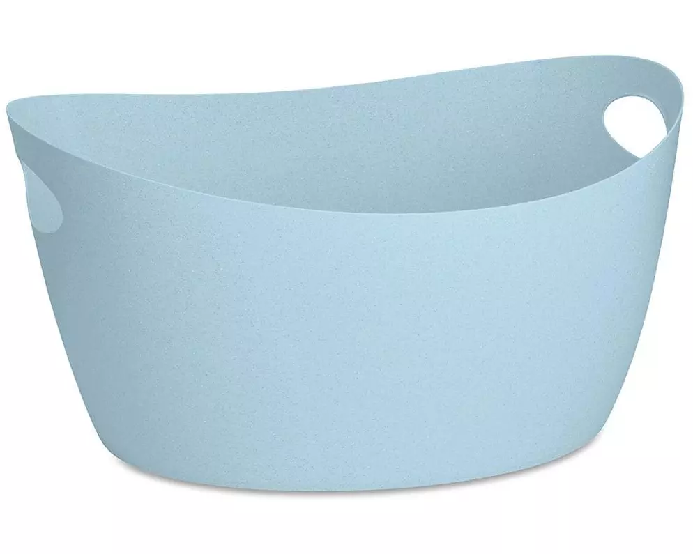 Koziol Wäschekorb Bottichelli L, 15 l, Blau