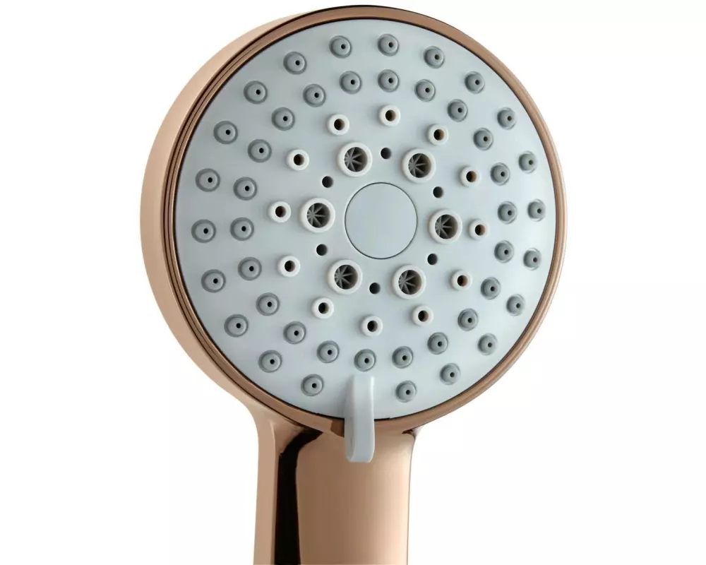 Laufen Duschbrause Stella 80 roségold 3 Strahlarten, Ø 80 mm