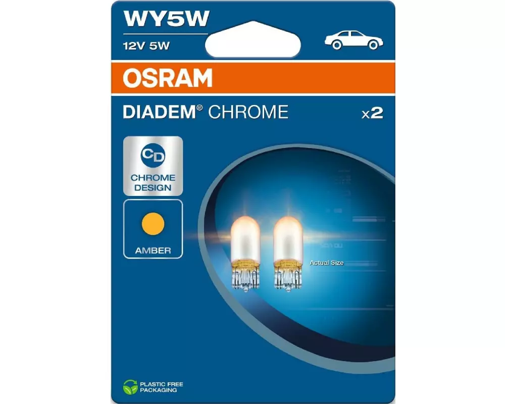 OSRAM Signallampen Chrome WY5W 12 V 5 W PKW