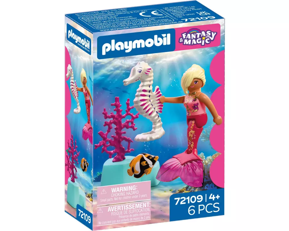 Playmobil Meerjungfrau mit Seepferdchen 72109