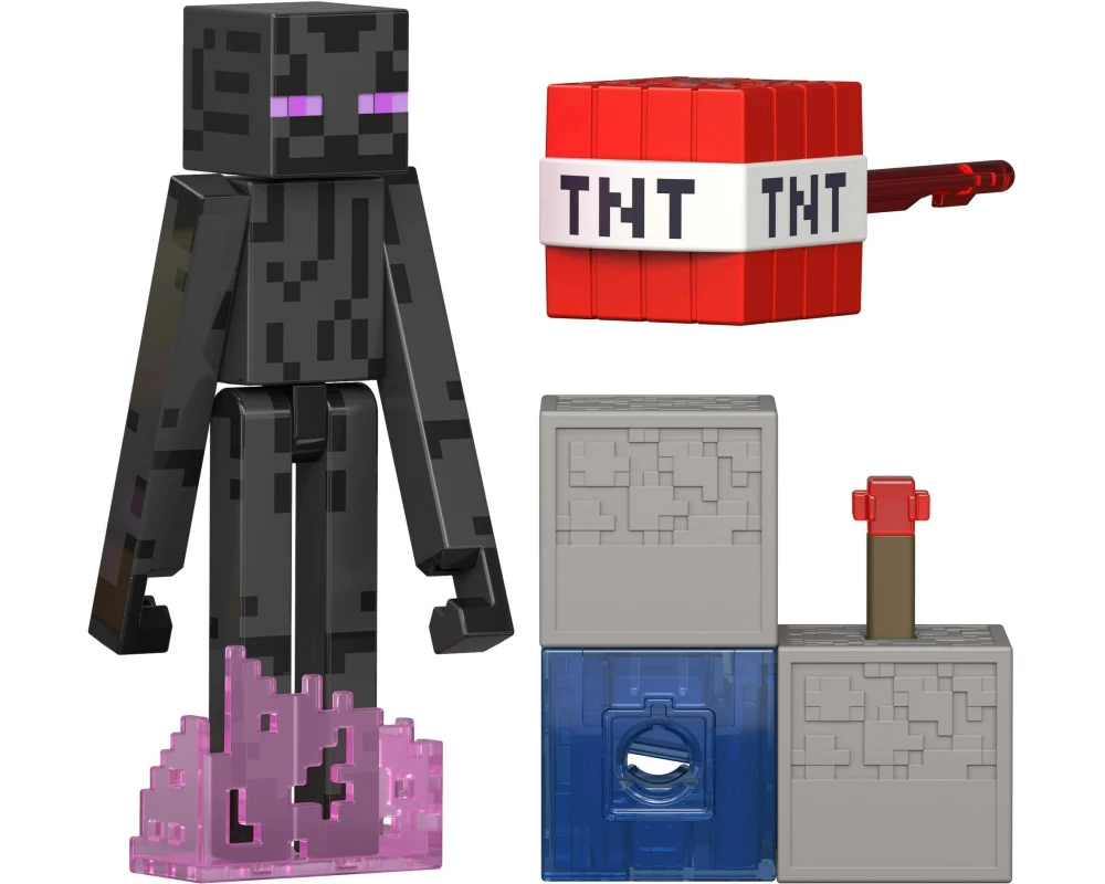 Mattel Minecraft Redstone Charged Enderman