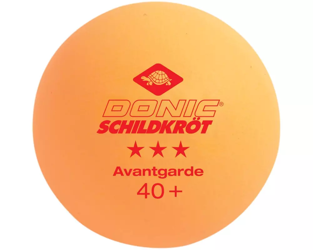 DONIC Schildkröt Tischtennisball 3-Stern Avantgarde 6er Set