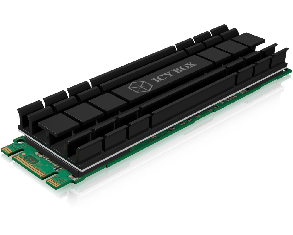 ICY BOX Heat sink for M.2 SSD IB-M2HS-701 Aluminium 5mm