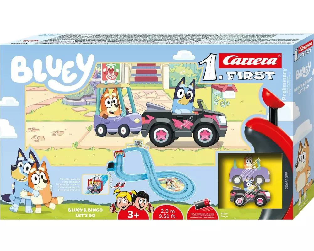 Carrera FIRST Bluey & Bingo – Lets Go 1:50