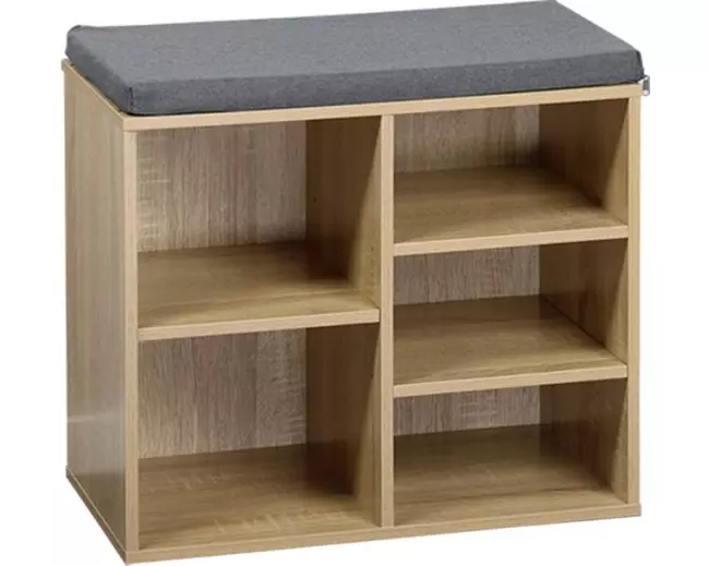 Kesper Annie mit Sitzkissen, Eichedekor, 5 Fächer