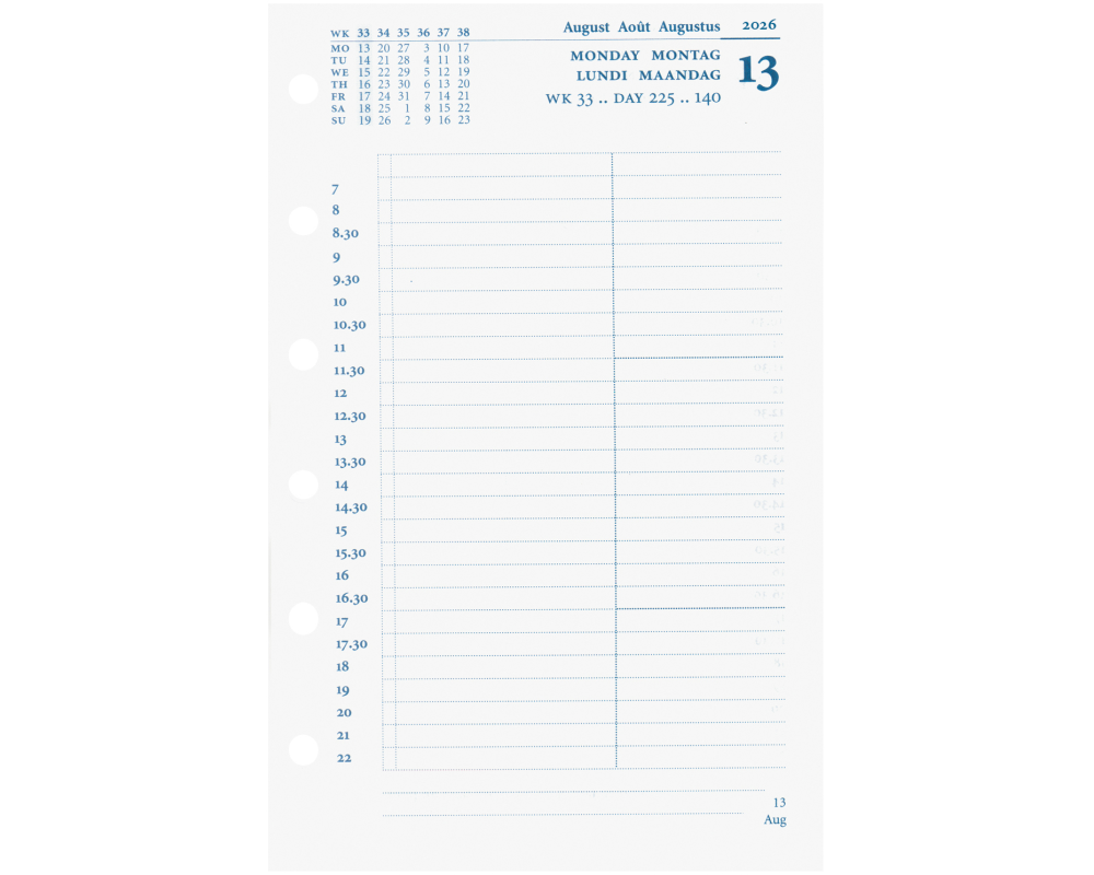 SUCCES Agenda Junior 2026 842209000026U 1T/1S Ersatzkal. 8x12.5cm