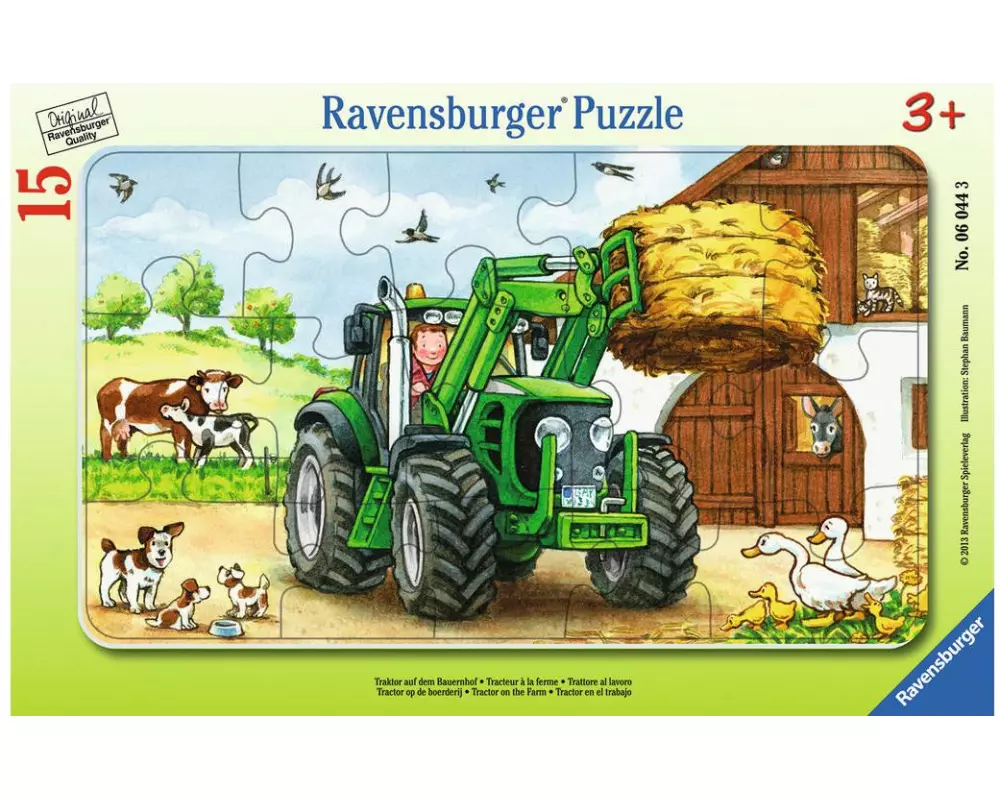 Ravensburger Puzzle Traktor auf dem Bauernhof