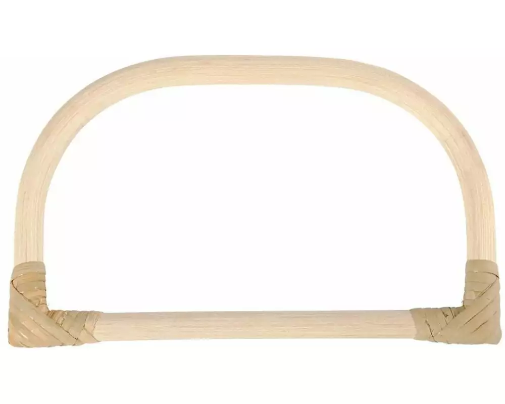 Creativ Company Taschengriff 15.5 x 9 cm Bambus