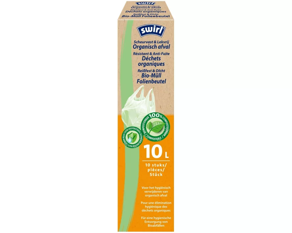 Swirl Grüngut-Müllbeutel 10 l, 10 Stück