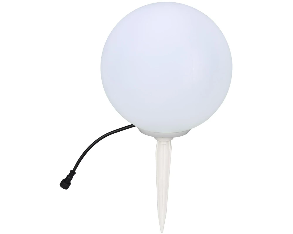 Schönenberger Gartenlicht Kugel ø 20 cm, 2.8W, 3000 K, Weiss-Opal