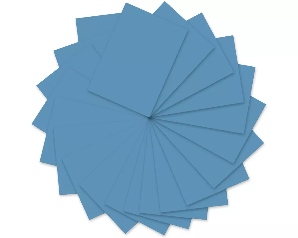 URSUS Tonzeichenpapier A4, 130 g/m², 100 Blatt, Himmelblau