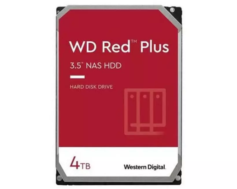 Western Digital Harddisk WD Red Plus 3.5" SATA 4 TB