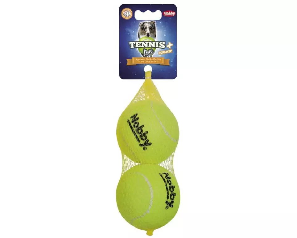 Nobby Hunde-Spielzeug Tennisball, Gelb