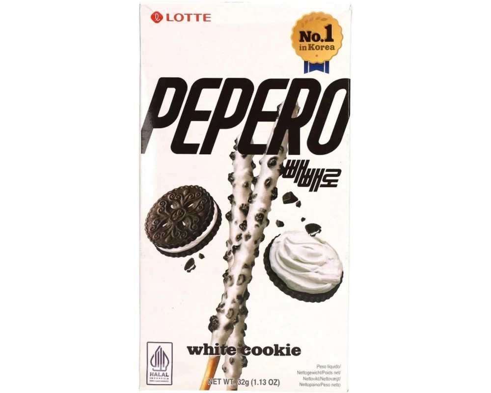 LOTTE Pepero White Cookie Sticks 32 g