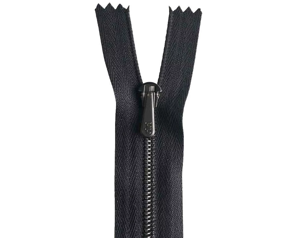 Riri Reissverschluss Metall Länge 16 cm, Weiss