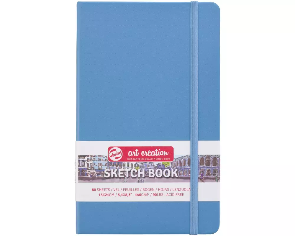 Talens Malbuch 13 x 21 cm Seeblau