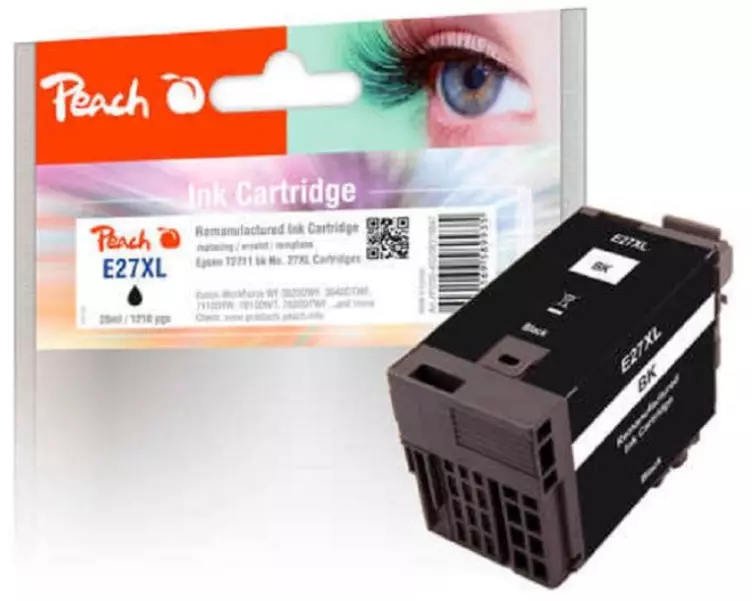 Peach Tinte Epson T2711, No 27XL Black