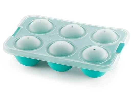 Lékué XL Kugelförmige Eiswürfelform Türkis