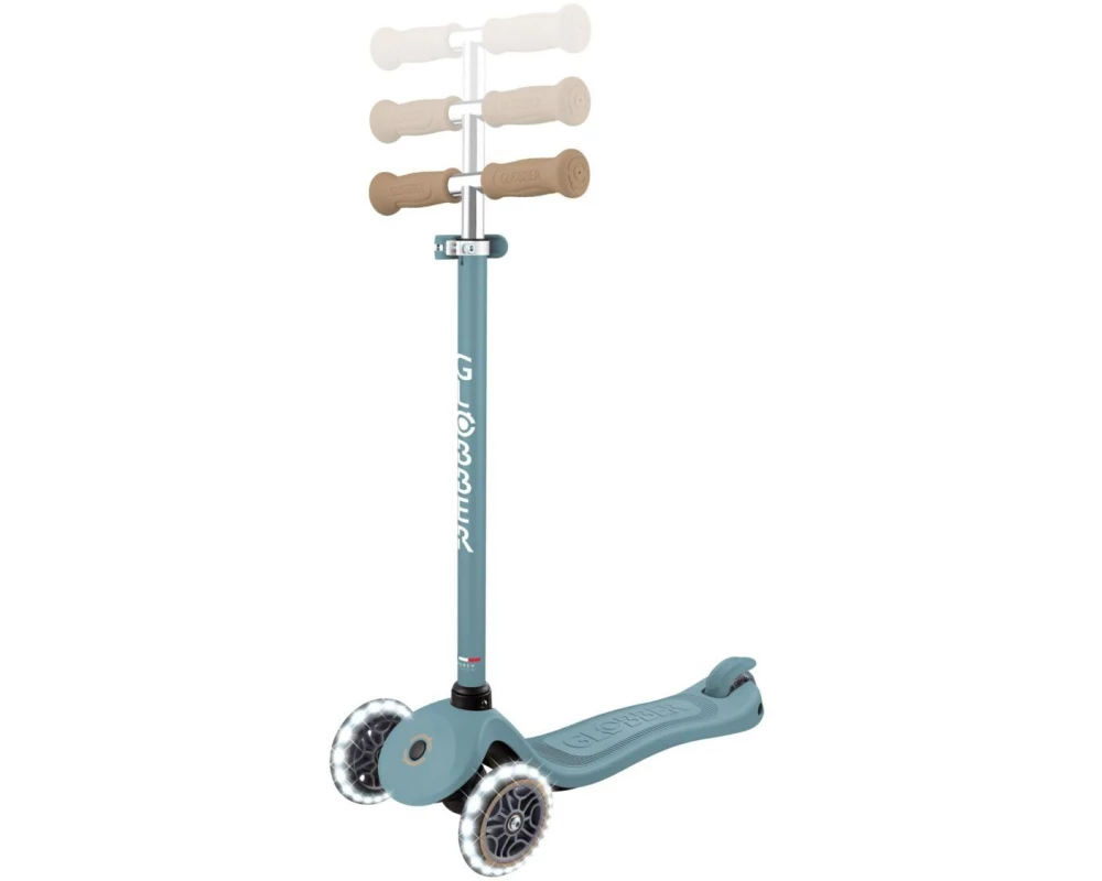 GLOBBER Signature with White Led Wheels Ash Blue