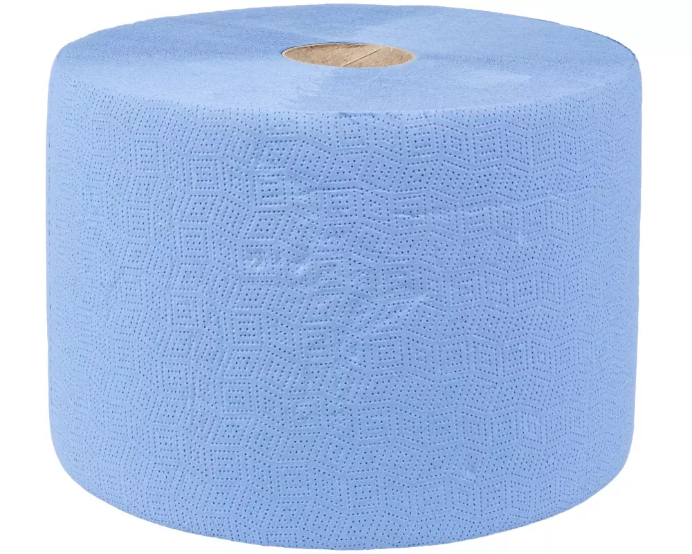 STRUCT Putztuchrolle blau 3-lagig, 500 Tücher