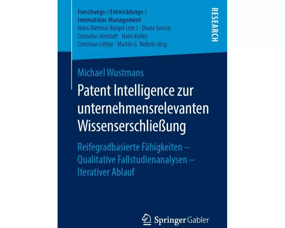 Patent Intelligence zur unternehmensrelevanten Wissenserschließung