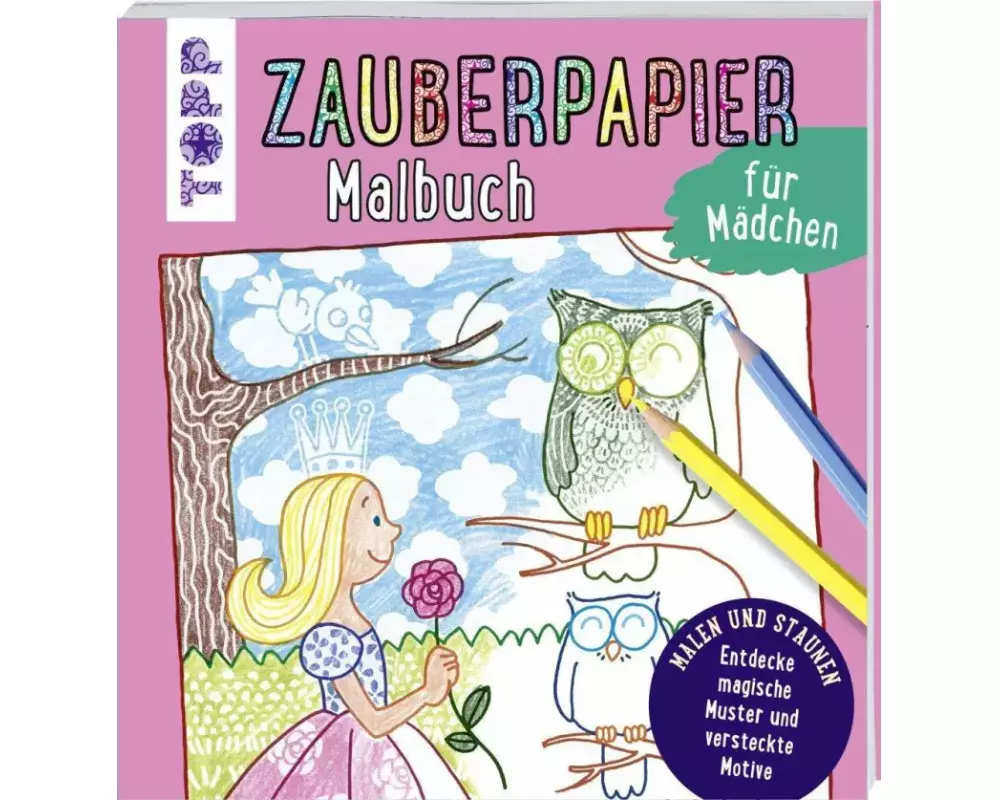 Zauberpapier Malbuch für Mädchen